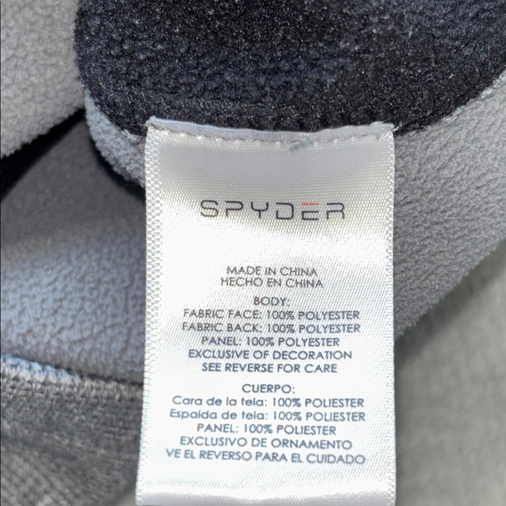 Spyder fleece full zip jacket kids boys L 14/16 - Picture 8 of 10